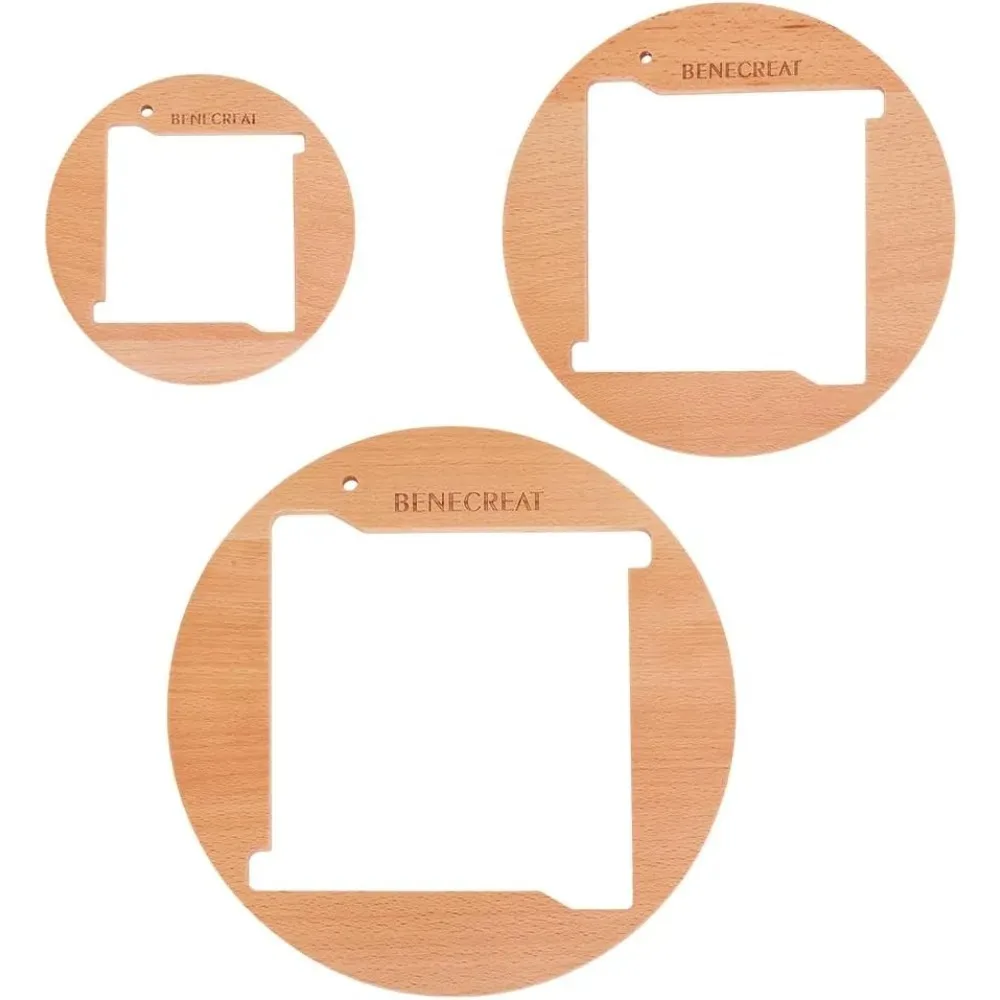 

3PCS Pottery Wheel Bats Pre Drilled Round Clay Throwing Bats Round Throwing Bats for Potters Artists Spinning Making Ceramics