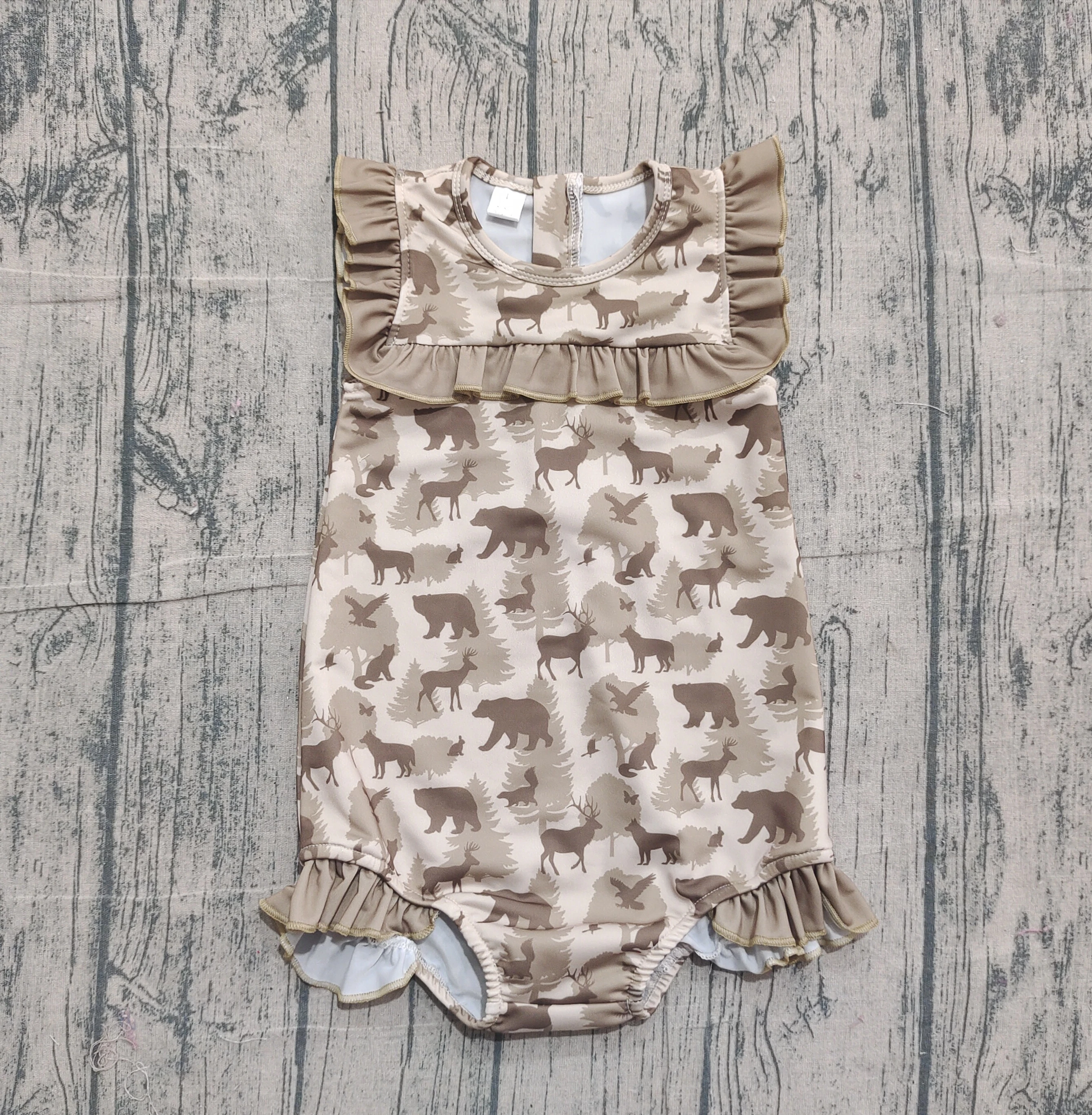 

Z1112-19 S0599 Baby Girls Bubbles Infant Jumpsuit Kids One-piece Newborn Romper Toddler Swimsuit