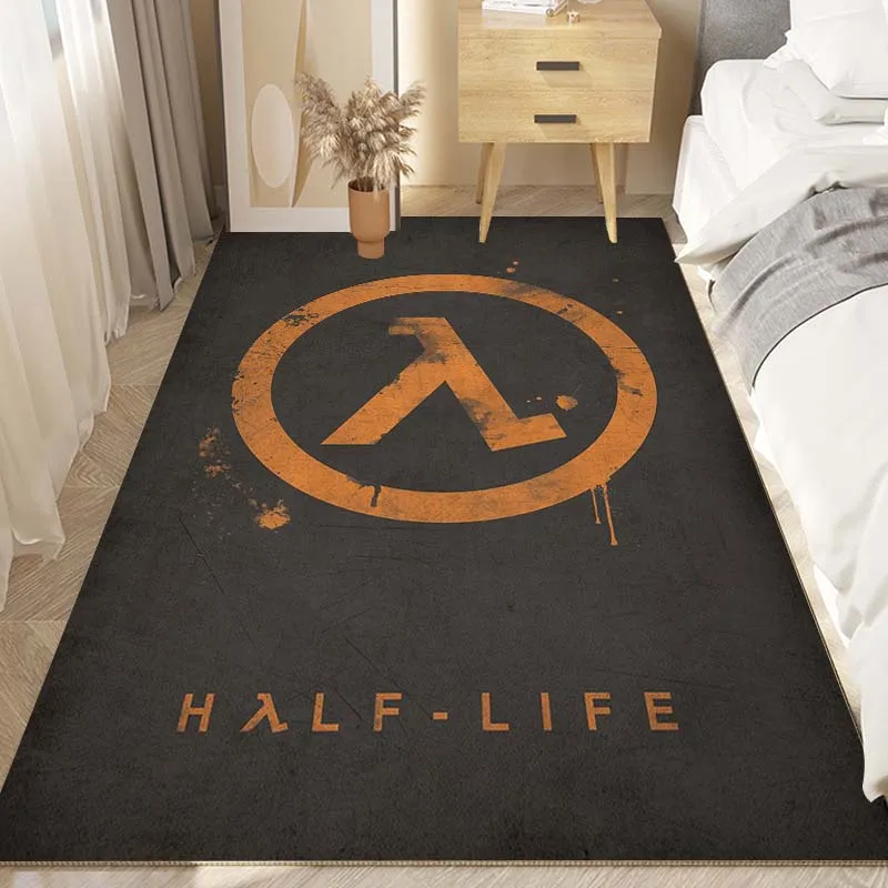 15 Sizes H-Half Life Pattern Rug Carpet for Living Room Bathroom Mat Creative Doormat Carpet for Bedroom Home Decor  Rugs