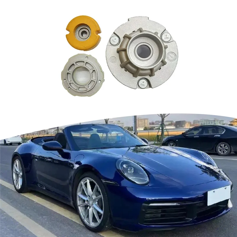 99733306101 Rear Upper Suspension Strut Mount Shock Absorber Top Rubber for Porsche 911 997 GT2 GT3 Cabriolet Targa -N25R