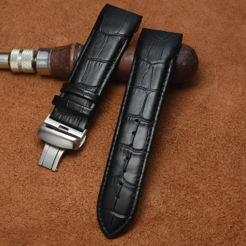 Genuine Leather Watch Band for Tissot 1853 Couturier T035410 T035617 Comfortable Watch Strap Accessories 22 23 24mm Wristband