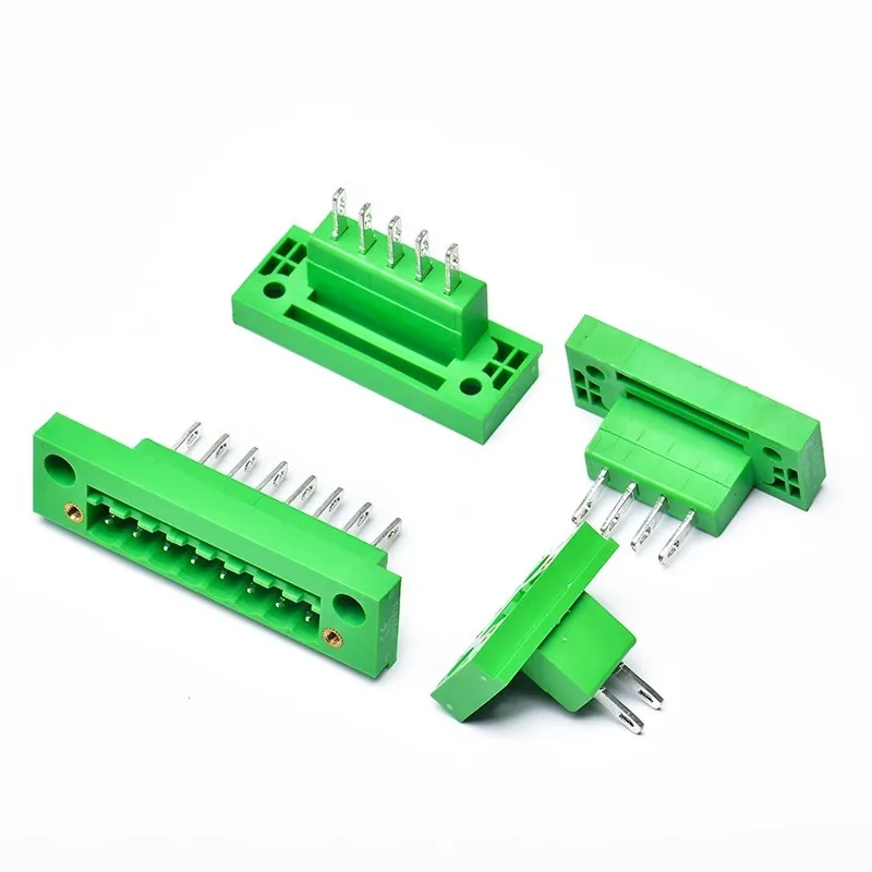 5Sets 3.81Mm Pitch Door Muur Pluggable Terminal Blokken 15Edgwb 3.81 2/3/4/5/6/7/8pin Plug + Pin Header Set