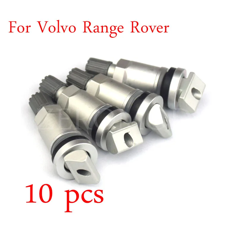 10X Aluminum TPMS Tire Valves Tubeless Valve Tyre Pressure Monitoring System Sensor Stem For Volvo Land Rover Range Rover