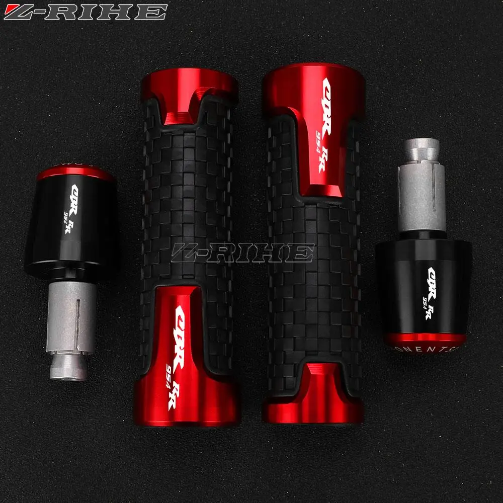 

7/8" 22MM For Honda CBR954RR CBR954 RR CBR 954RR 2002 2003 Motorcycle Accessories CNC Handlebar Grips Handle Bar Cap End Plugs