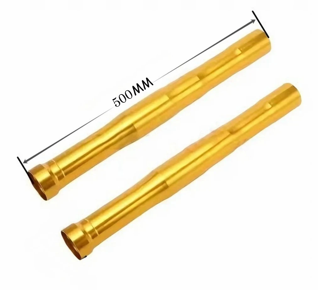 

Для SUZUKI GSX-S750 GSXS750 2018-2022 2 × золото 500 мм аксессуары для мотоциклов передняя амортизационная труба вилка внешние трубки вилка подвеска