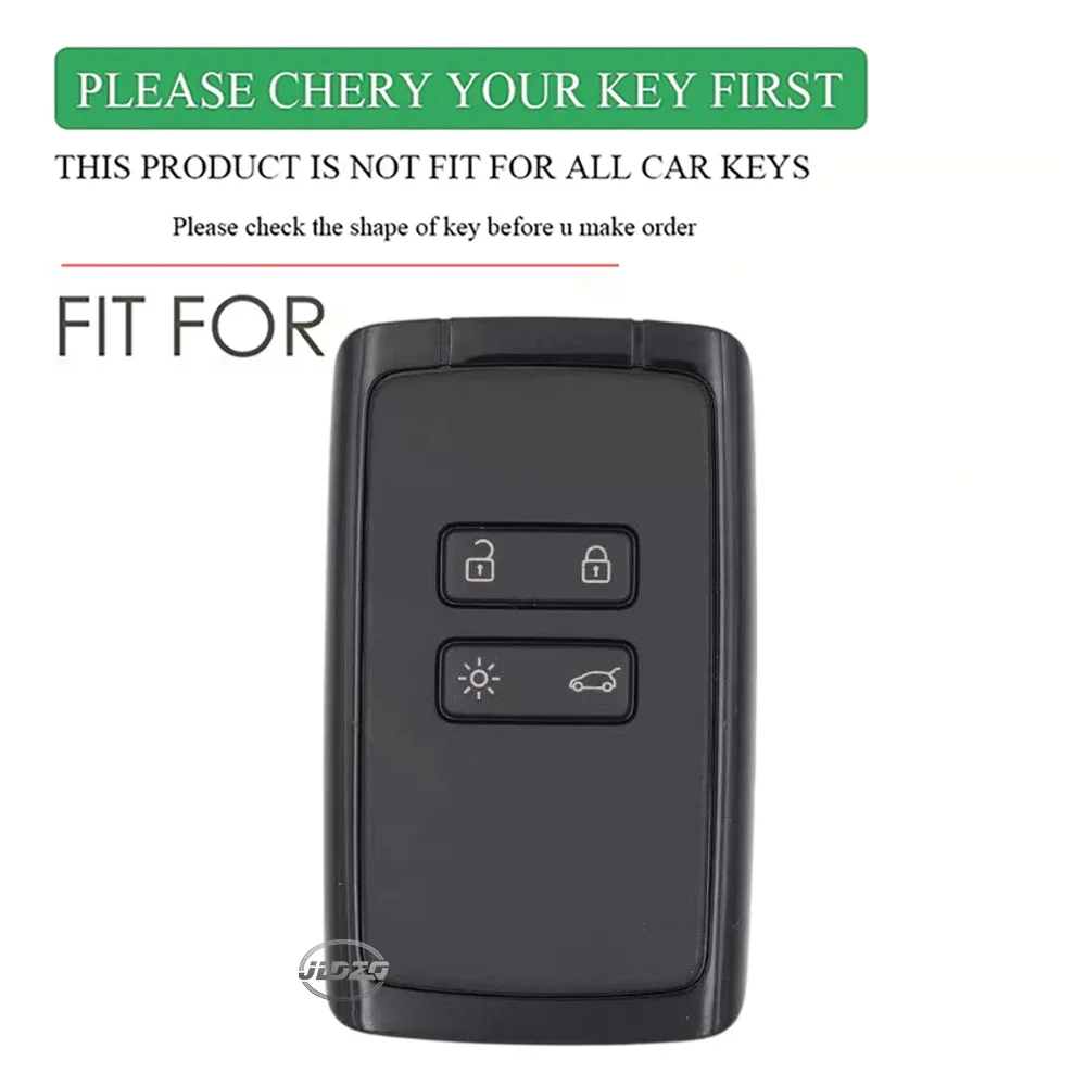 Silicone Key Case Cover FOB for Renault Austral Captur Arkana Koleos Zoe Scenic Dacia Sandero Duster Logan Jogger Kadjar Clio