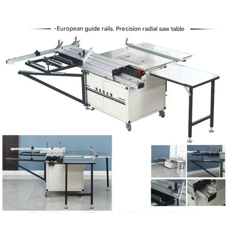 Woodworking Panel Saw Furniture Tools Wood Cabinet Makers Melamine Board Machinery Sliding Table Saw Machine