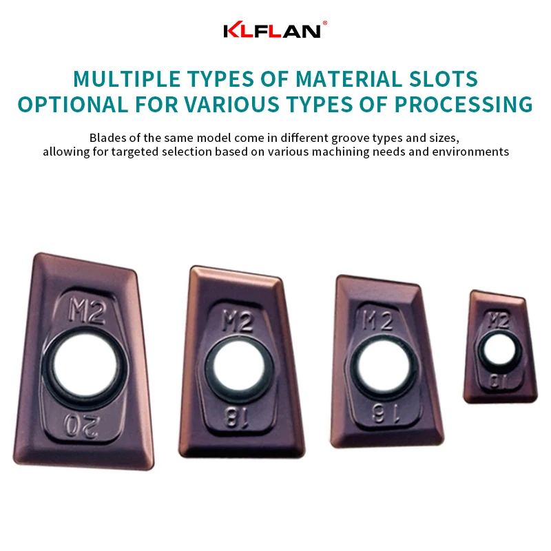 CNC vierkante schouderfrezen wisselplaten QOMT0830R-M2 QOMT1035R-M2 QOMT1342R-M2 QOMT1342R-M2 QOMT1651R-M2 QOMT1856R-M2 QOMT2062R-M2