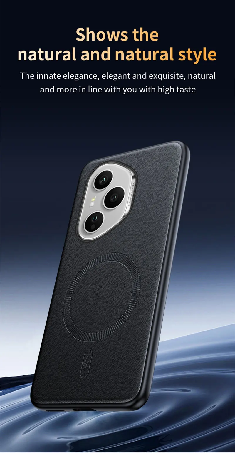 Für Honor 400 Pro Hülle Magnetische Leder-Schutzhülle Für Honor 400 Pro Hochwertige Anti-Fingerabdruck Rutschfeste PC+TPU – Detail 13