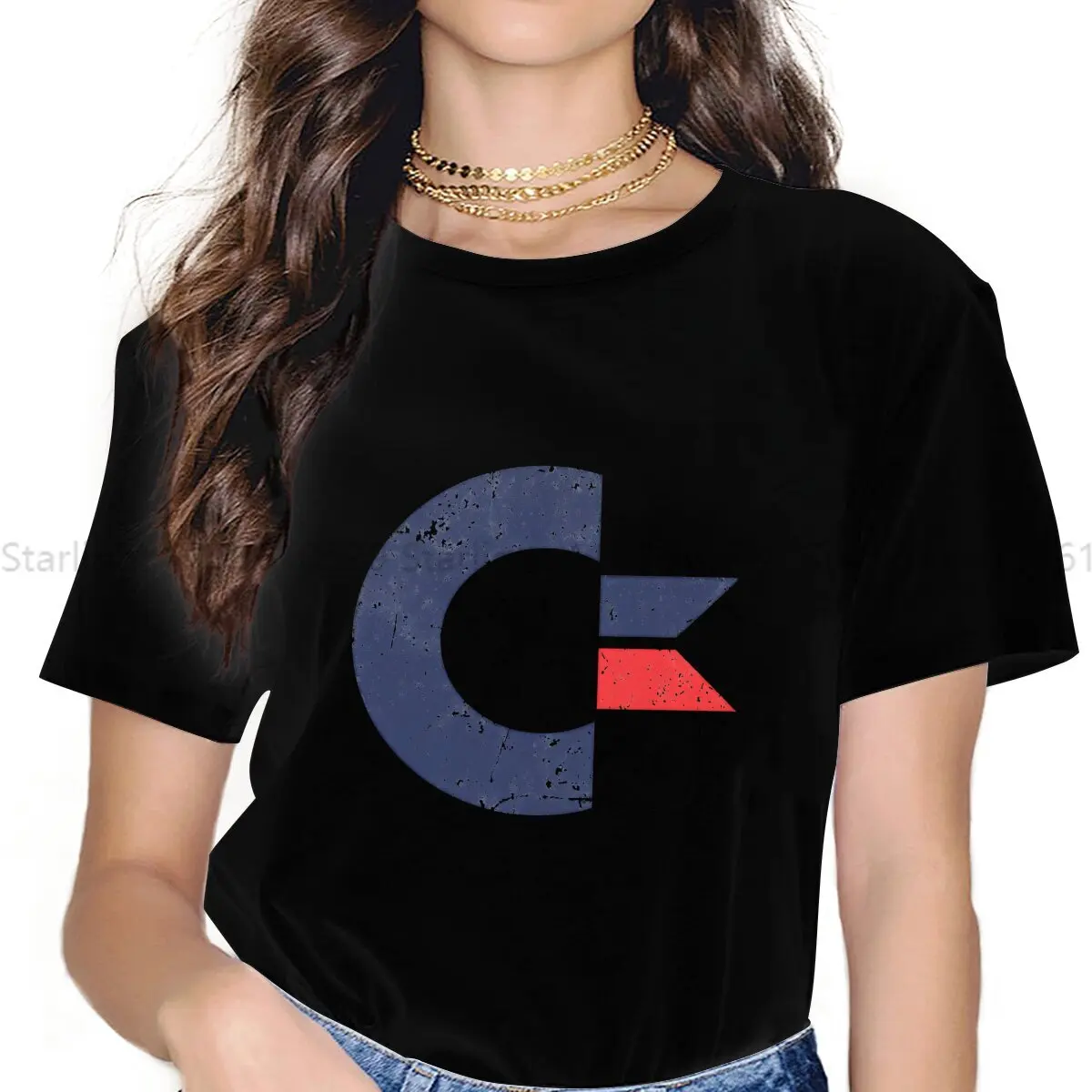 International Women's TShirt Commodore C64 Girls Y2k Basic Tops O-neck Polyester Female T Shirt Funny Gift