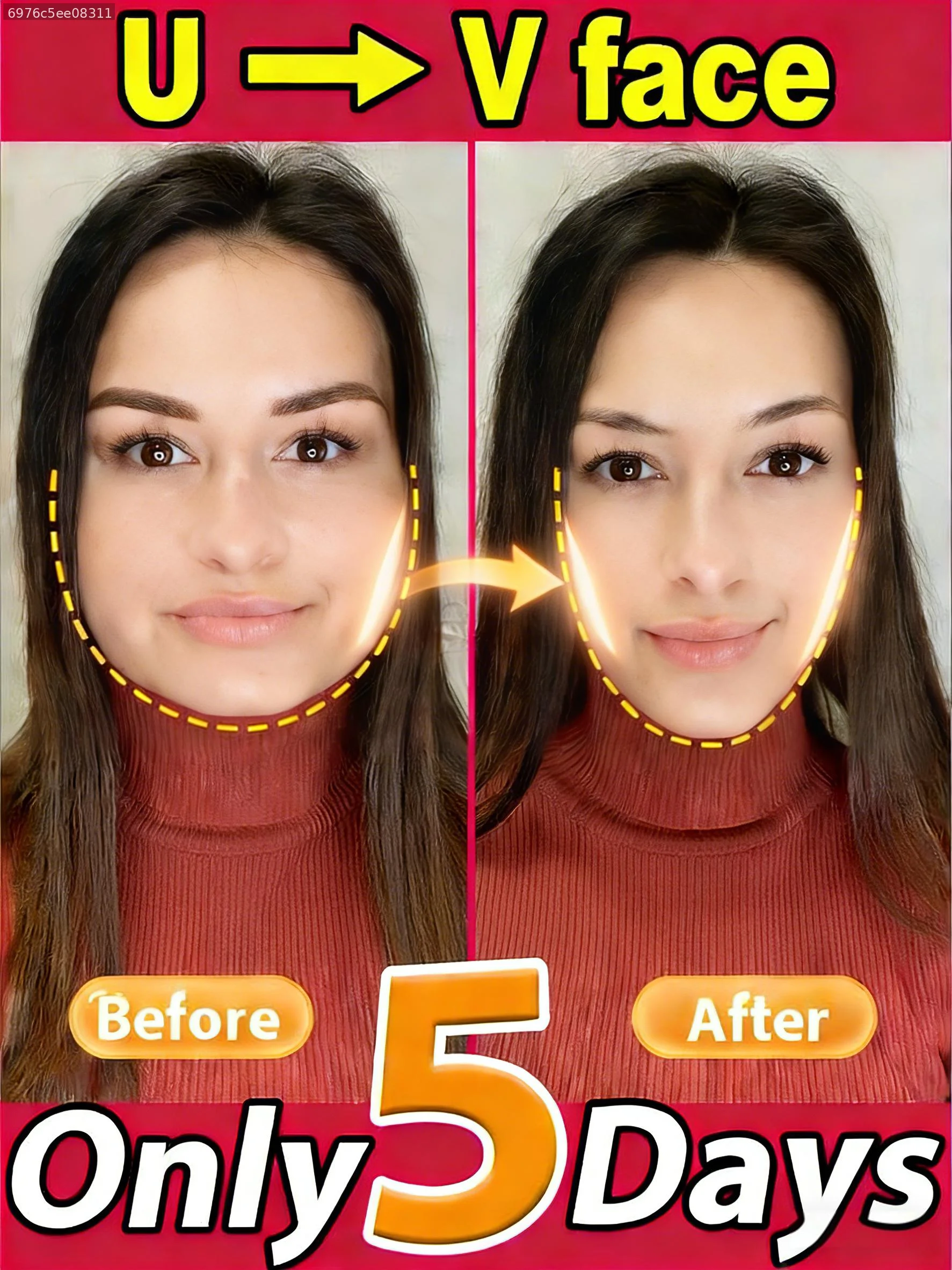 Parches Adhesivos para Lifting Facial, Parches Faciales Invisibles para Modificación Temporal de la Forma del Rostro, Ayudan a Contornear y Dar Forma al Rostro para un Look de Maquillaje Diario