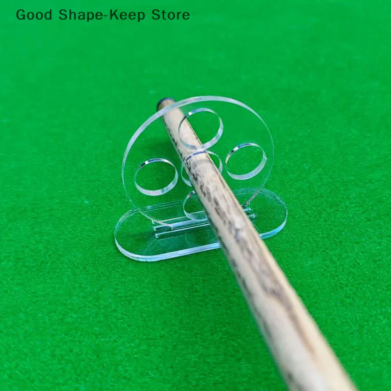 1 قطعة قضيب البلياردو المدرب البلياردو السكتة الدماغية التمارين شفافة 1/5 ثقوب تجمع جديلة السكتة الدماغية جهاز التدريب البلياردو اكسسوارات