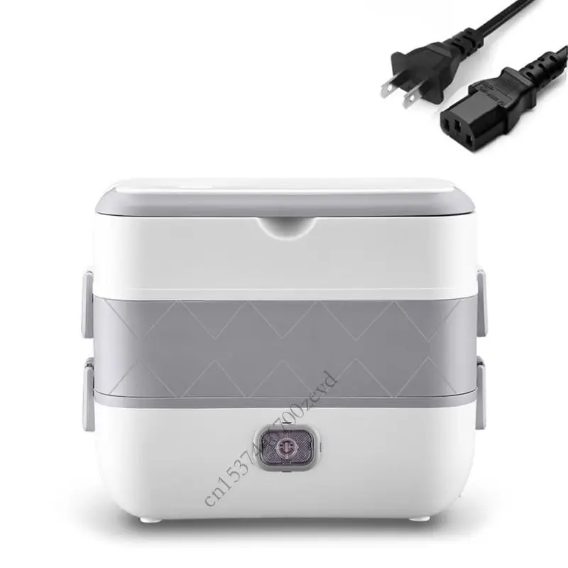 

Electric Steam Heating Lunch Box 2L Capacity Portable Warmer for Office Use P9YB