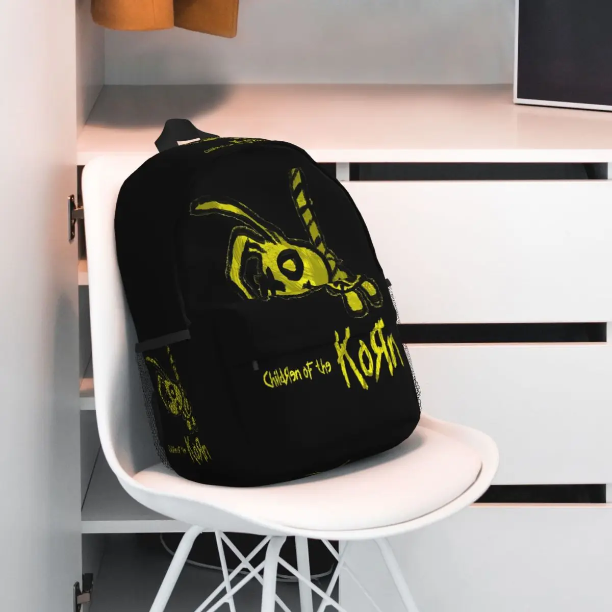 Mochila con logotipo de Korn Rock Band, mochila para estudiantes, niños y niñas, mochila escolar para niños, bolsos de hombro para ordenador para hombres y mujeres