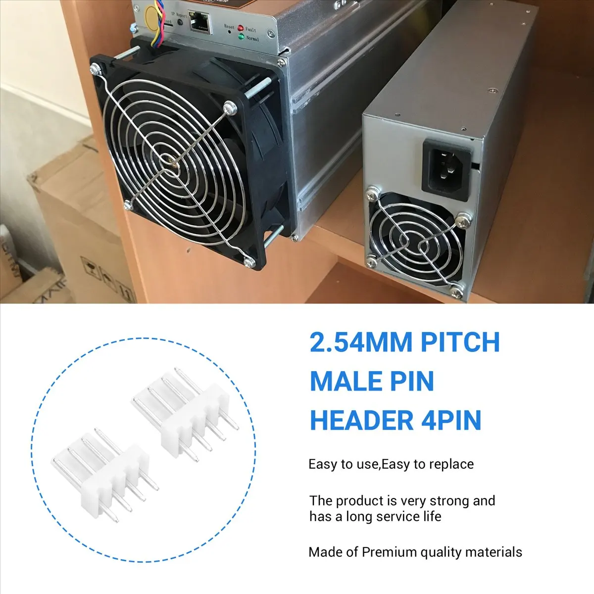 Super Hot Sale Brand 100Pcs KF2510 Connector for ASIC Miner Antminer S9 Z9 Z15 L3+ DR3 T2T