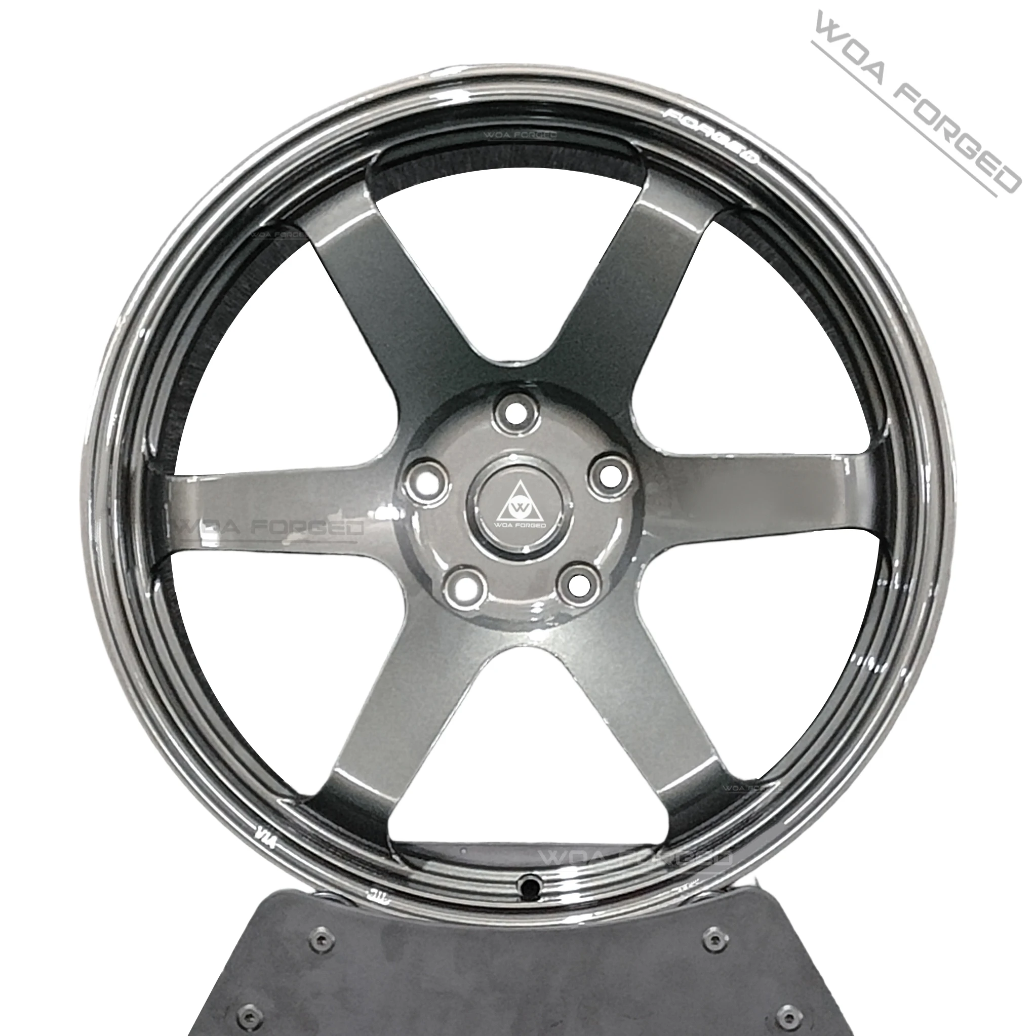 WOAFORED roues forgées 5X112 alliage d'aluminium personnalisé noir 17 18 19 20 pouces 4 pièces jante légère modèle S pour TE37