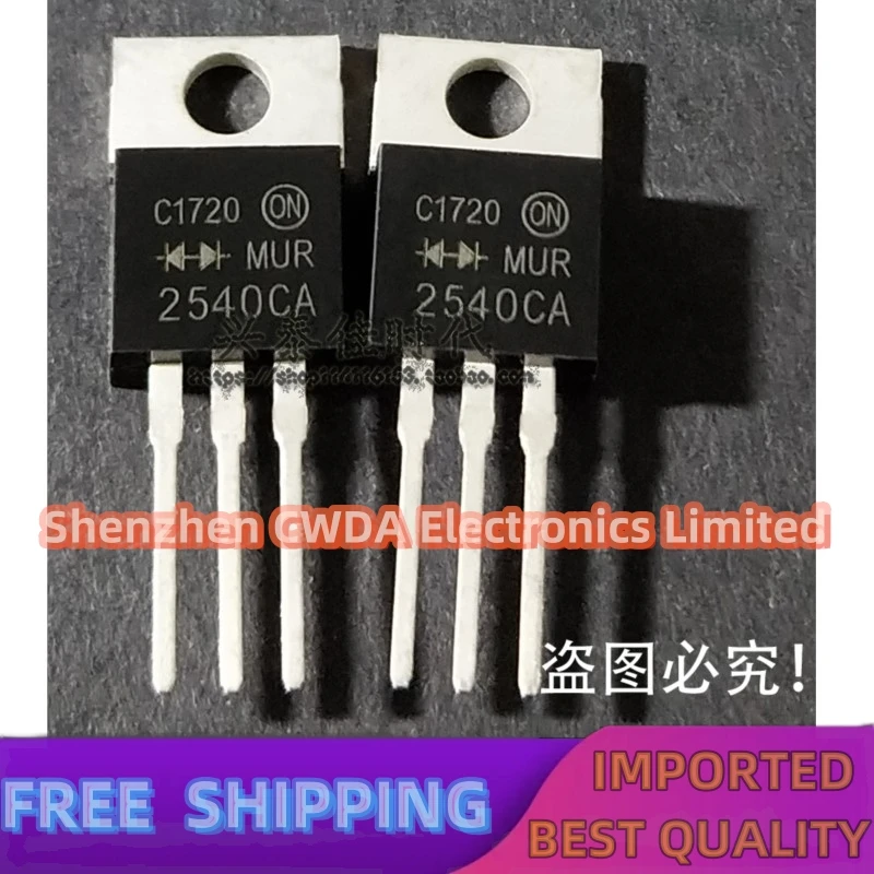 10PCS-20PCS  MUR2540CA 25A/400V TO-220  5 In Stock Can Be Purchased