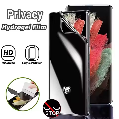 Privacy Hydrogel Film For Samsung Note 8 M40 S21 FE J4 Core A46S J5 2018 Wide S22 A54 S9 S21 FE S23 Anti-Spy Screen Protectors