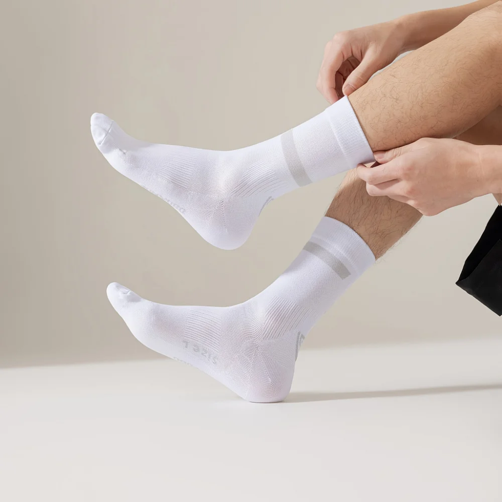 Professionelle Laufsocken, schweißabsorbierend, atmungsaktiv, Marathon-Socken, für Herren und Damen, elastisch, schnell trocknend, Fitness-Training, Radsocken – Detail 2