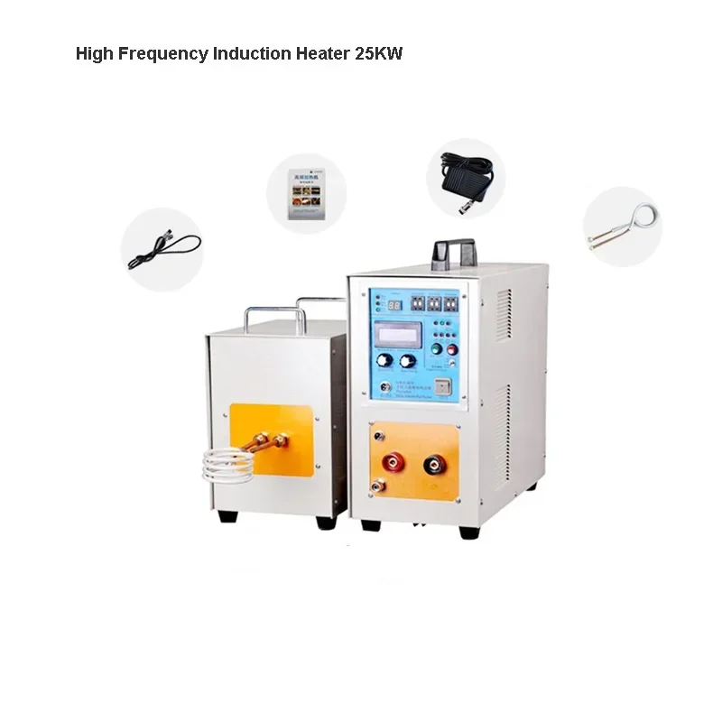 25KW High Frequency Induction Heater Quenching And Annealing Equipment 380v Welding Machine Metal Melting Furnace