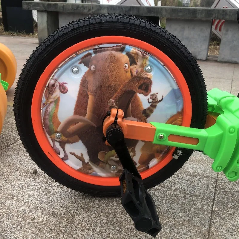 Drift Trike تصميم أنيق ومريح، مقعد قابل للتعديل، إطار فولاذي متين، سهل التشغيل، فرامل كوستر بمصباح LED #6