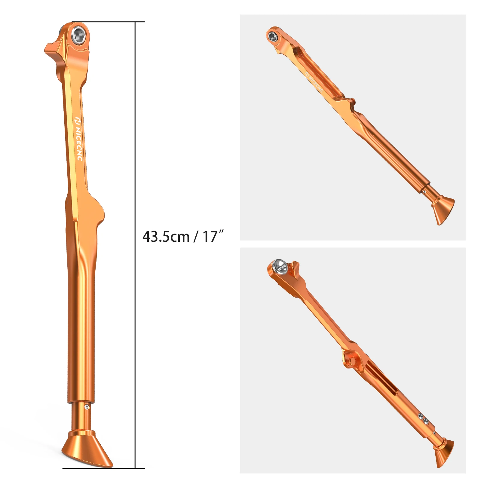NICECNC For KTM EXC 300 2024-2025 EXCF 350 EXC 450 XCW 300 XCF-W 450 500 XW-F Adjustable Kickstand Side Stand XC XCF 2023-2025 - Image 4