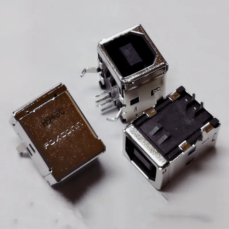 

UC11123-11KA-4F USB-B female 90 Degree, bent foot USB Socket Connector
