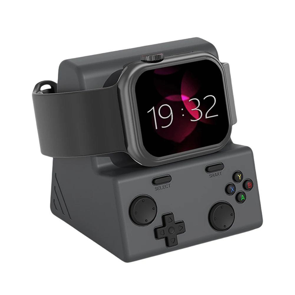 

Charger Stand Silicone Dock Desk Stand Space-Saving Charging Station Dock Holder for Apple Watch 10 9 8 7 6 5 4 3 2 1 Ultra 2/SE