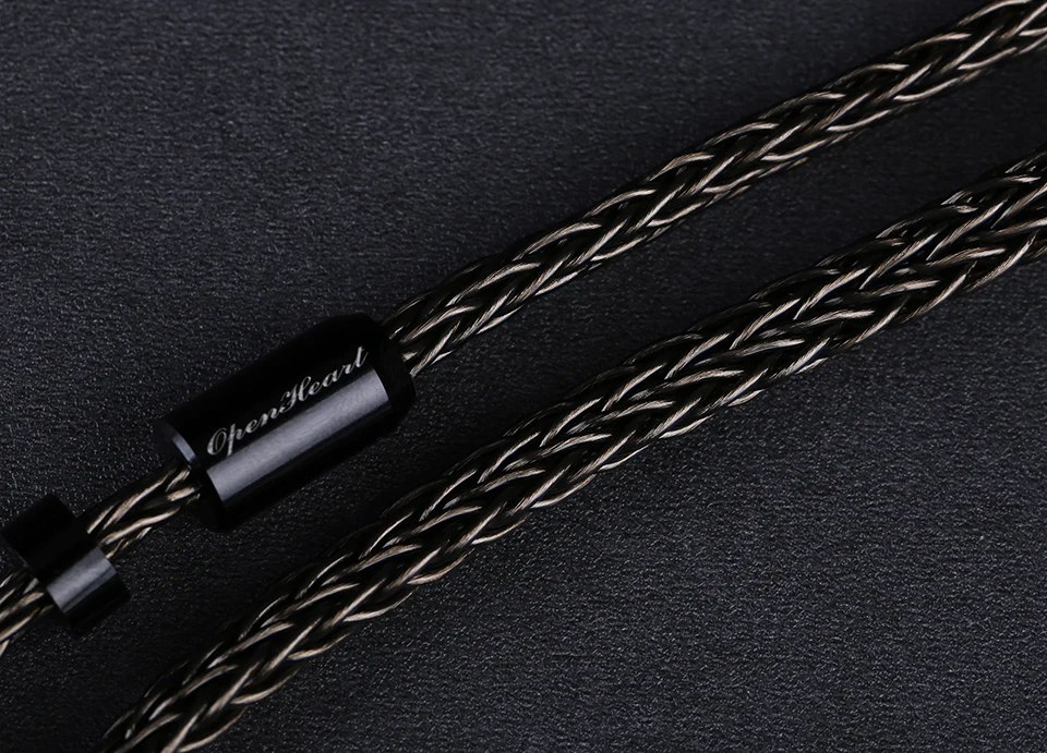 OPENHEART 16 Core Headphone Cable 1 to 2 jack dual 3.5/2.5/4.4mm Balance Cable Silver Plated Copper Upgrade XLR 2m 3m Cable