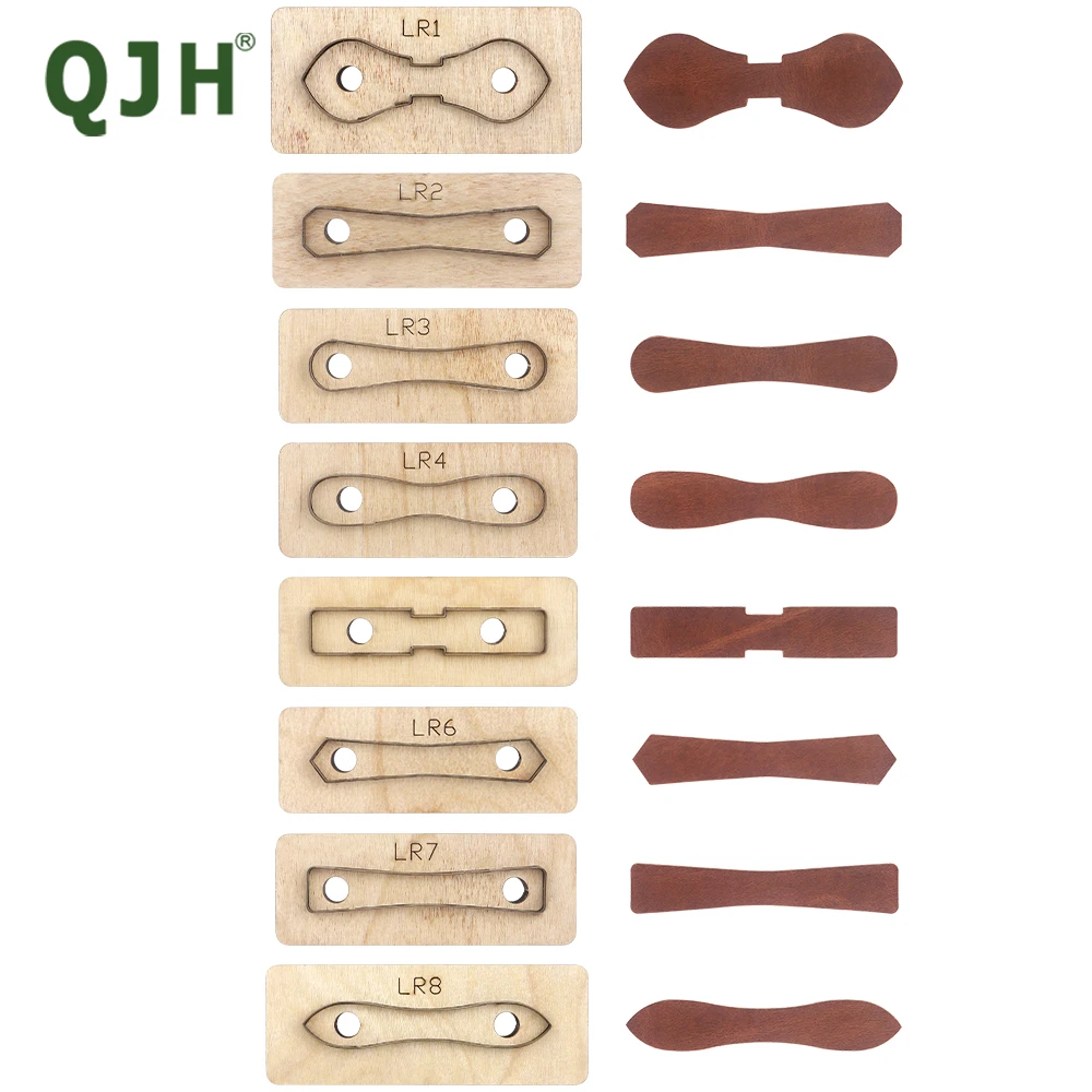 

QJH Leather Zipper Slider Cutting Mould, Bag Chain Template DIY Steel Punching Stencil, Leather Crafts Kraft Tool, Bag Keychain