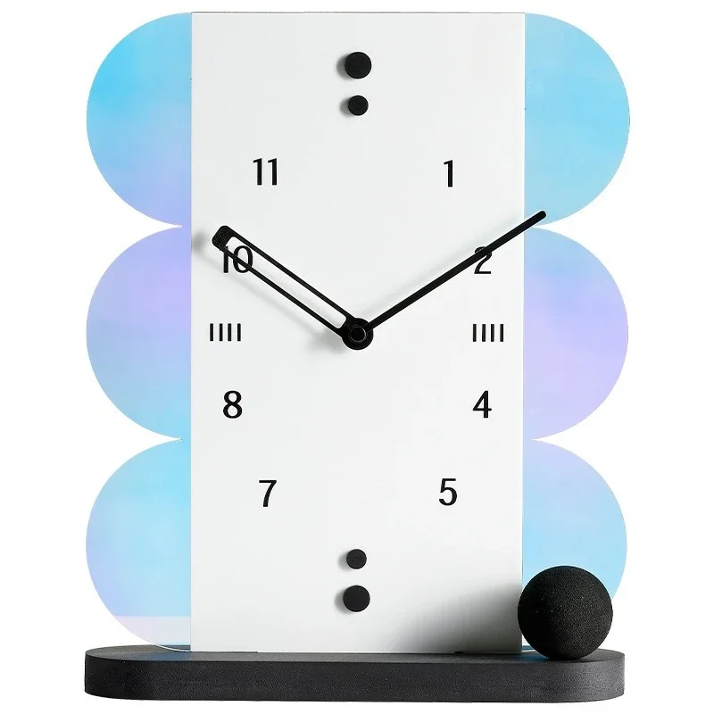 

Office decoration clock table creative simple modern