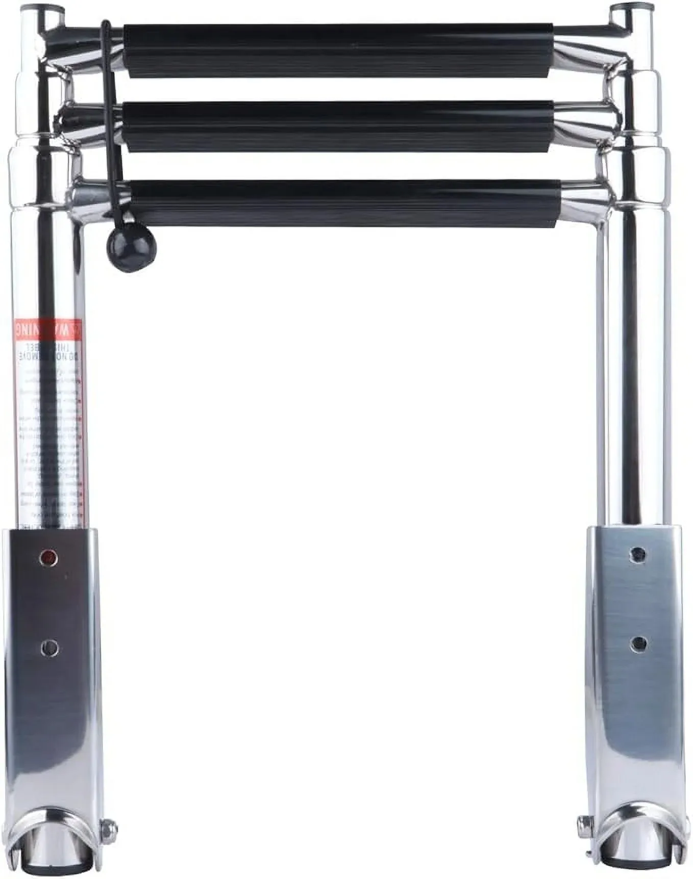 

3 Step Boat Ladder Stainless Steel Telescoping Folding Pontoon Boat Ladder Dock Swim Ladder for Yacht