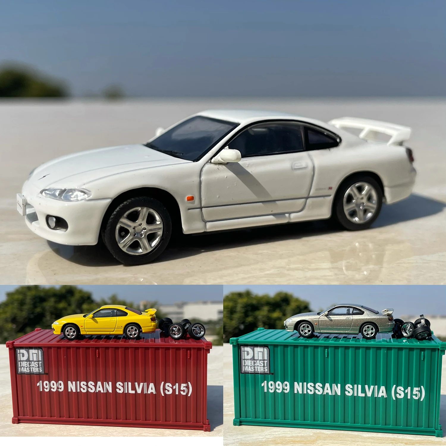 

JDM 1:64 Scale Diecast Alloy Nissan S15 Coupe Toys Cars Model Classics Nostalgia Adult Gifts Collectible Souvenir Static Display