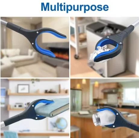 83cm Foldable Gripper Hand Tool Collapsible Litter Reacher Picker Easy Cleaning Garbage Grabber for Home And Garden