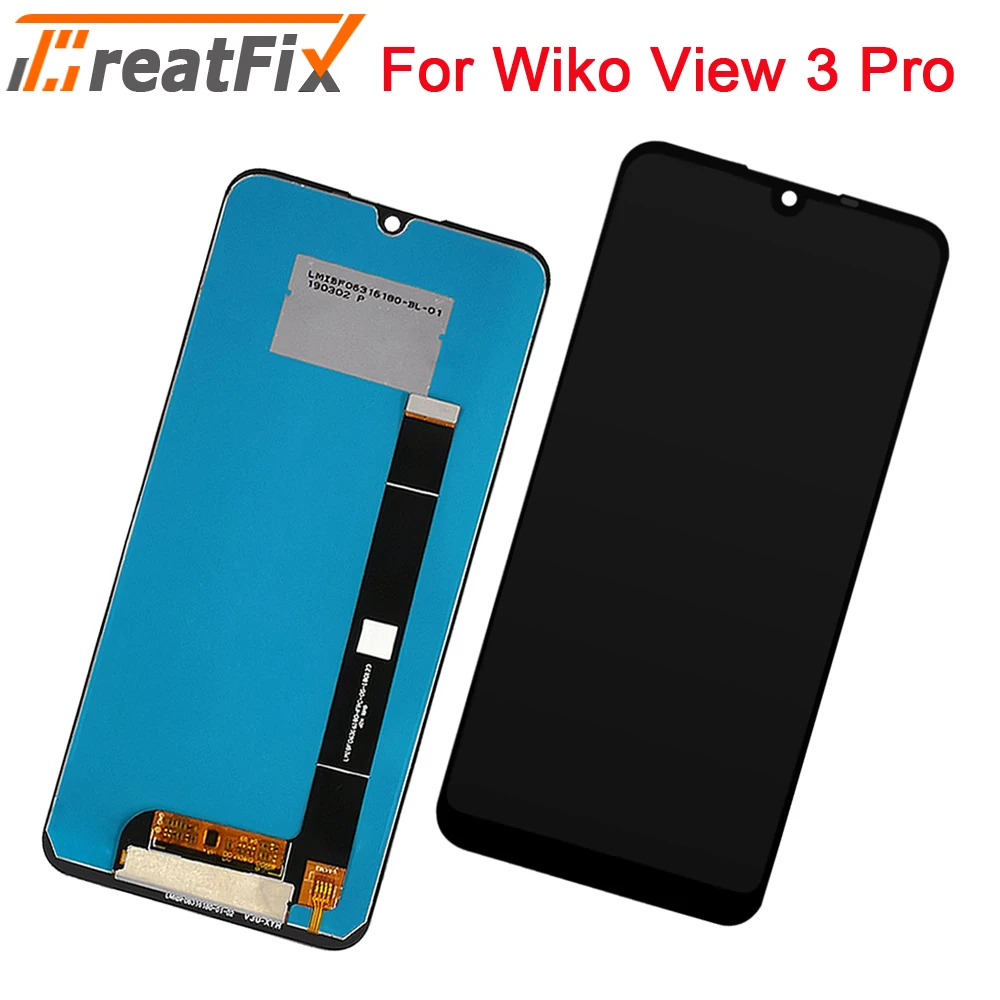 

For Wiko View 3 W-P311 LCD View 3 Lite W-V800 LCD Display Touch Screen Digitizer Assembly For Wiko View 3 Pro W-P611 lcd display