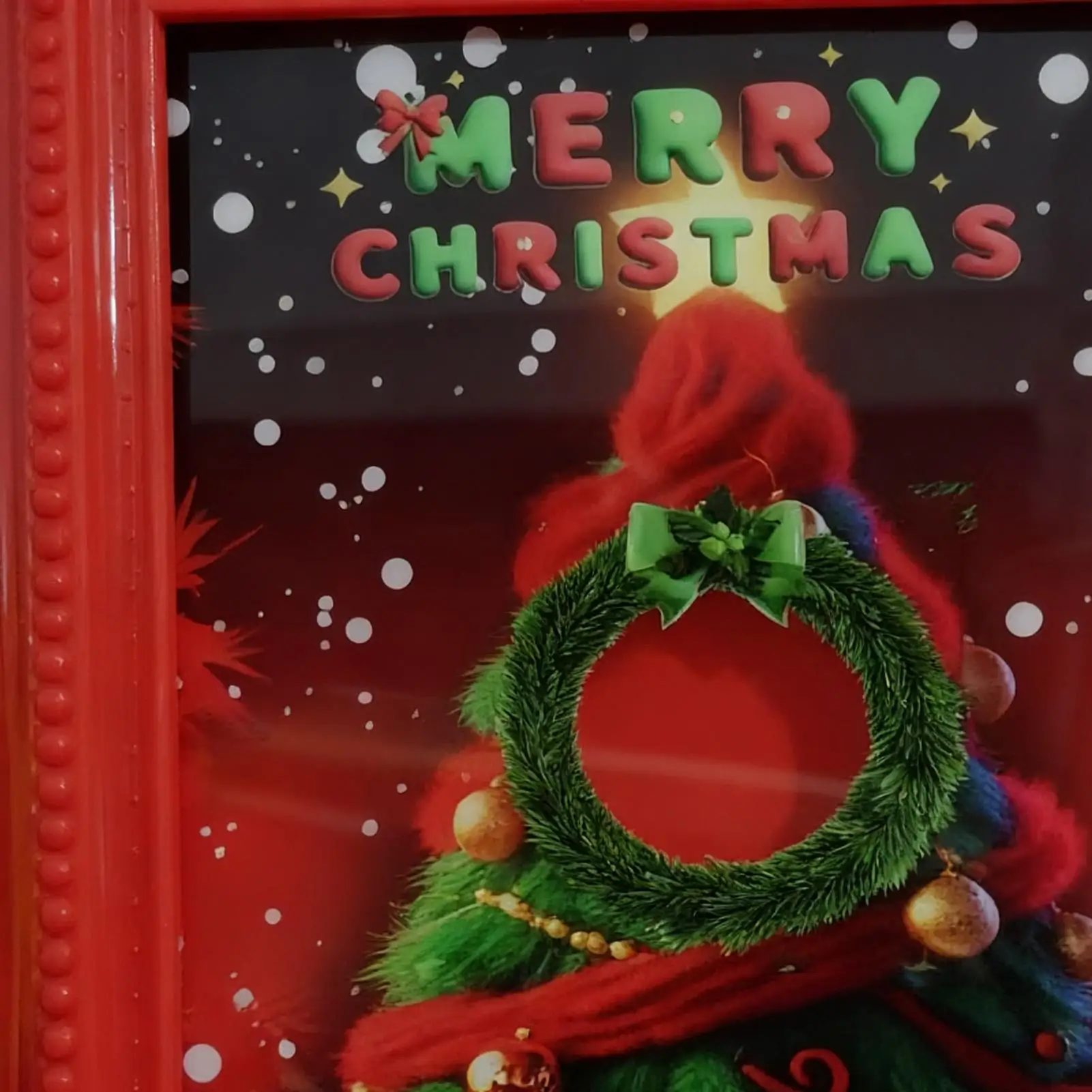 Candy Frame Handy Storage Rack Christmas Candy Box Dispenser Photo Frame For Vending Bean Cereal Home Decor Counter Desk Kids
