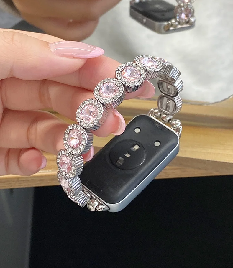 

Suitable for HW Watch Fit3/Fit4 straps and HW Band 8/9/10NFC colored metal handmade straps