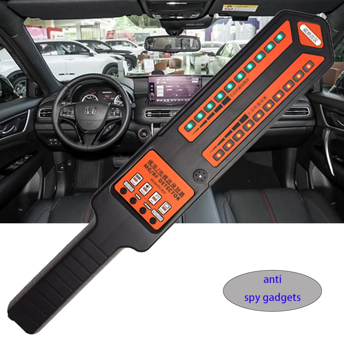 อุปกรณ์ป้องกันการสอดแนมเครื่องตรวจจับเครือข่ายหลายเครือข่าย DS810 สำหรับเครื่องติดตาม GPS/โทรศัพท์มือถือ 10 ม. การป้องกันความเป็นส่วนตัวที่จำเป็น