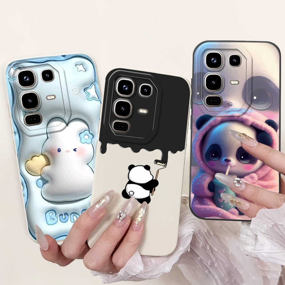 For Infinix Note 50 Pro 4G Case X6855 Funny Cartoon Cover Soft TPU Phone Case For Infinix Note 50S Note50 Pro Plus Fundas Bumper