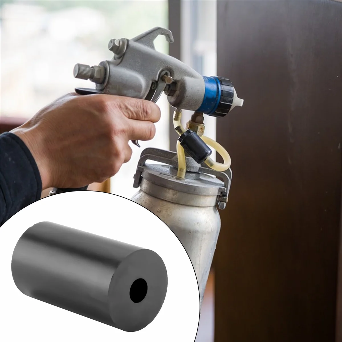 ABLK 35X20X6Mm B4C Boron Carbide Air Sandblaster Nozzle Sandblasting Tool Tip Abrasive Blasting Sandblast Cabinet Tool