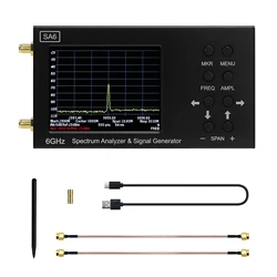 HamGeek Original SA6 35-6200MHz Spectrum Analyzer Signal Generator RF Signal Source Wi-Fi 3G 4G LTE CDMA GSM Beidou GPR GLONASS