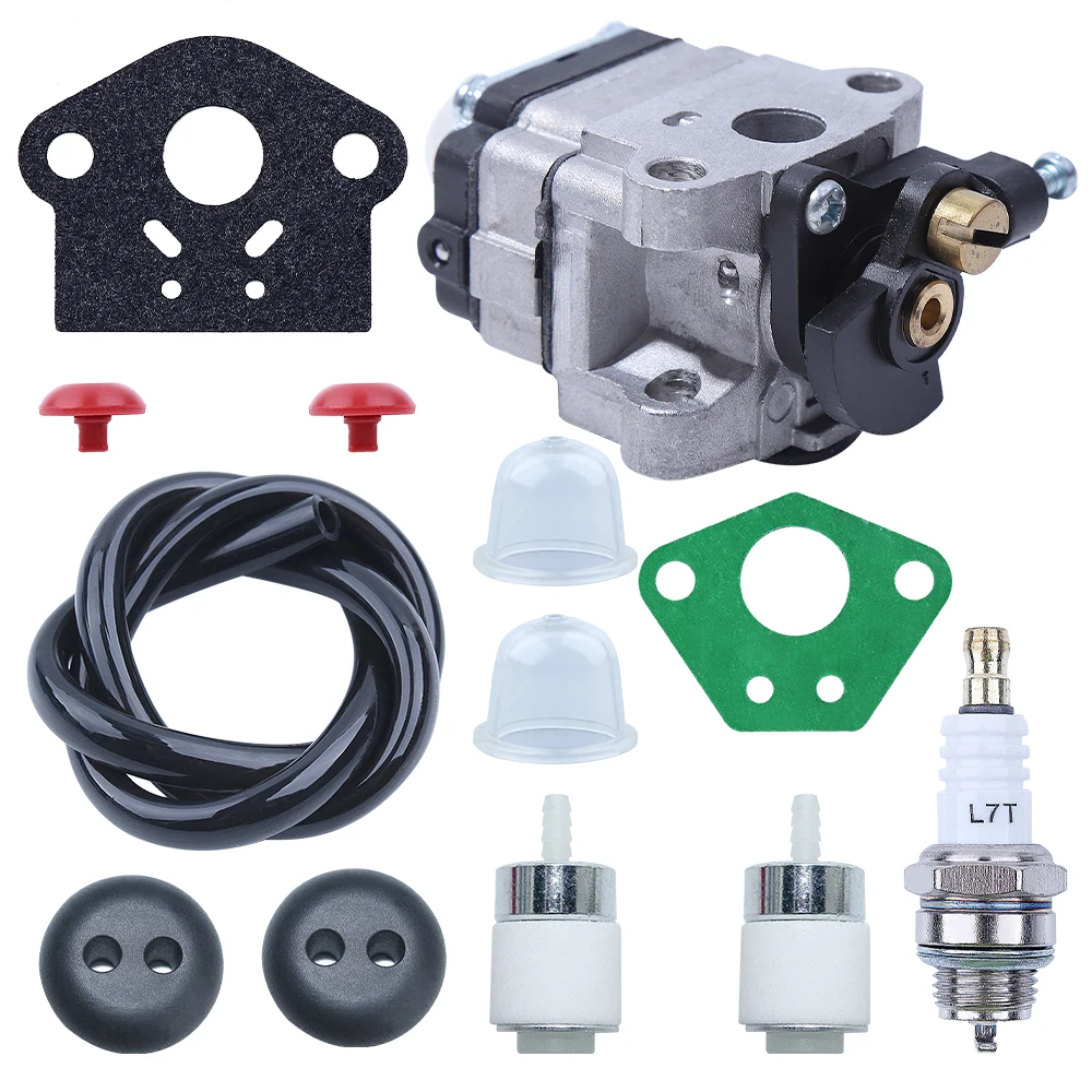 Carburetor Fuel Filter Line For Troy-Bilt TB144 TB26CO TB415CS TB465SS Gas Trimmer Replace For 753-1225 753-04296 753-05251