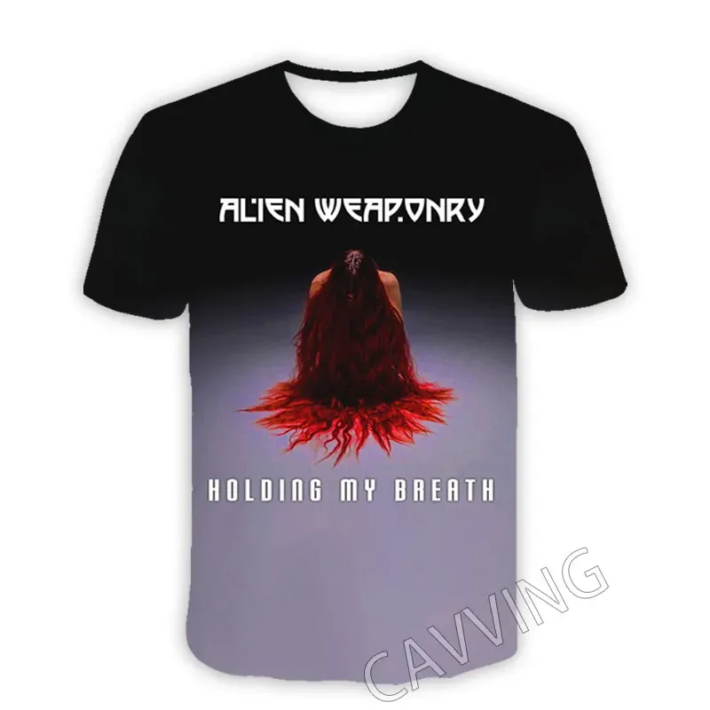 ALIEN WEAPONRY  Band  3D Printed  Casual T-shirts Hip Hop Tee Shirts Harajuku Styles Tops Fashion Clothing  for Women/men