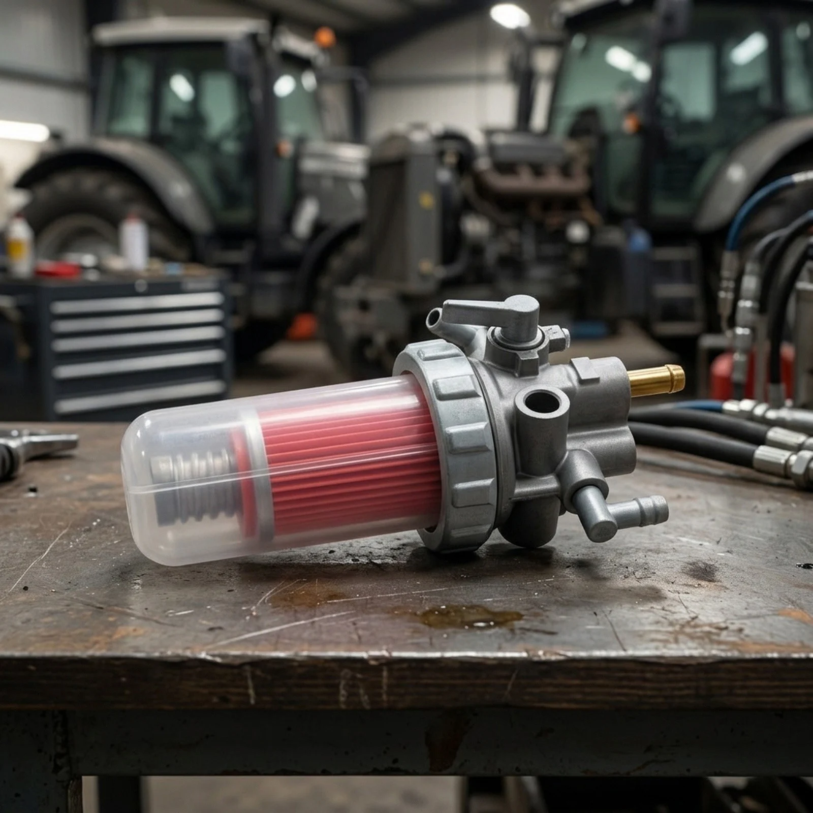 Fuel Filter AM876411 for 425 445 455 670 770 X495 X595 Tractors with 3TNE74 3TNV76 Engines Multi Layer Glass Fiber Filter for