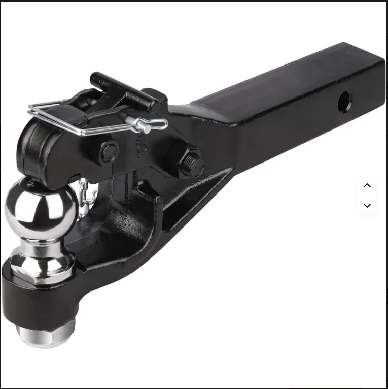 

10-Ton Pintle Hook Trailer Hitches Receiver Hook Combination 2-5/16 Hitch Ball, 20000 Lbs, 15-1/2 Length