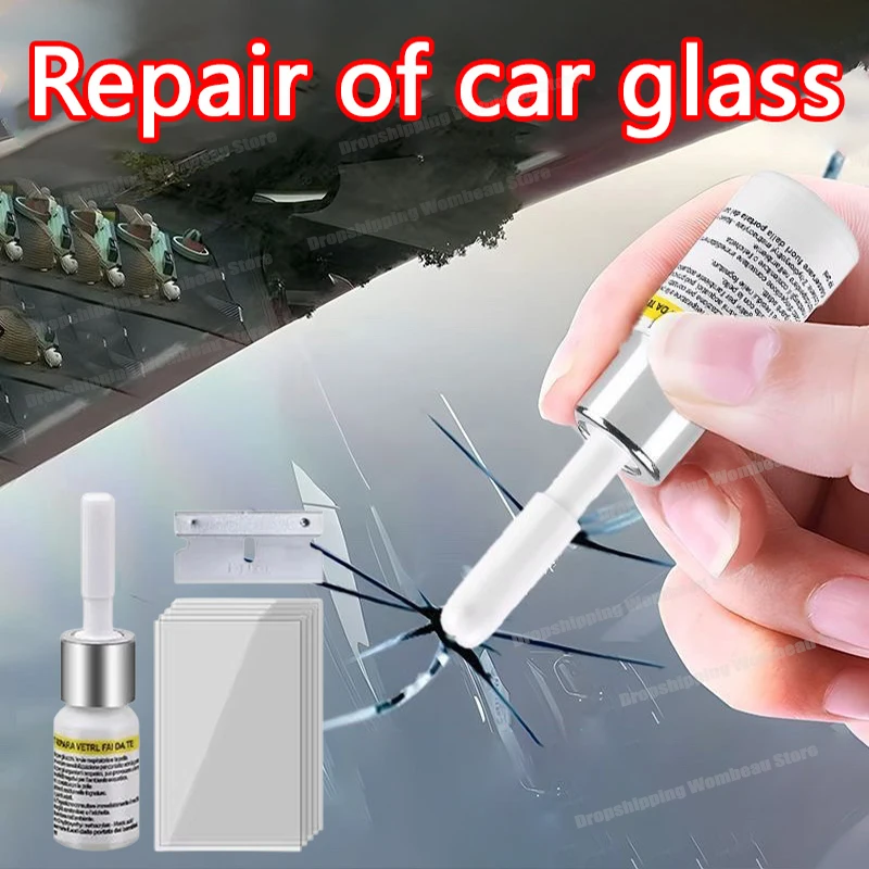

Car Windshield Cracked Repair Tool Upgrade Auto Glass Repair Fluid Auto Window Scratch Crack Restore Car Accessories DIY