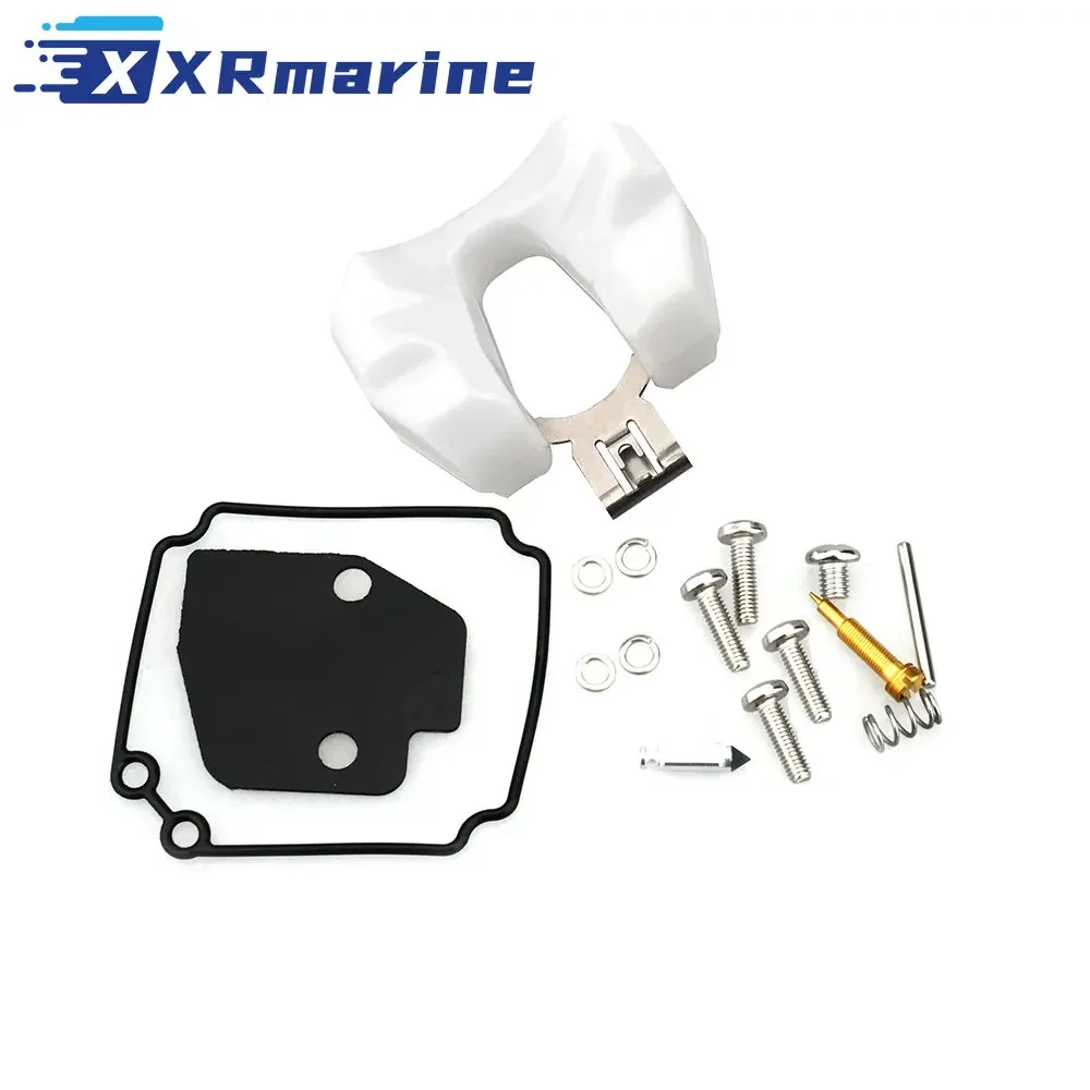 Carburetor Repair Kit 61N-W0093 for Yamaha 2 Stroke 30HP C30 Outboard Motor 61N-W0093-00 18-7737 image 2