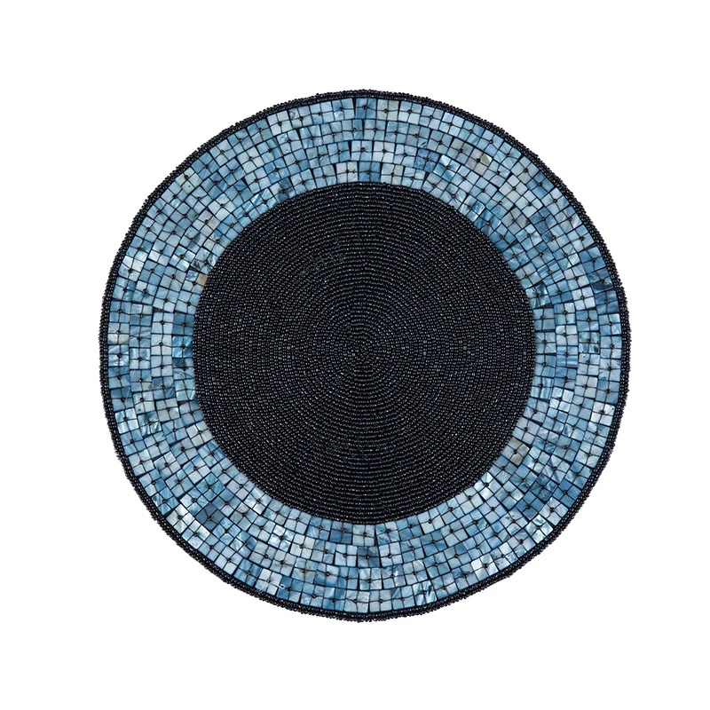 Western Food Placemat Luxury Home Hotel Insulation Pads Dining Table Handmade Beaded Kitchen Cup Tableware Coaster