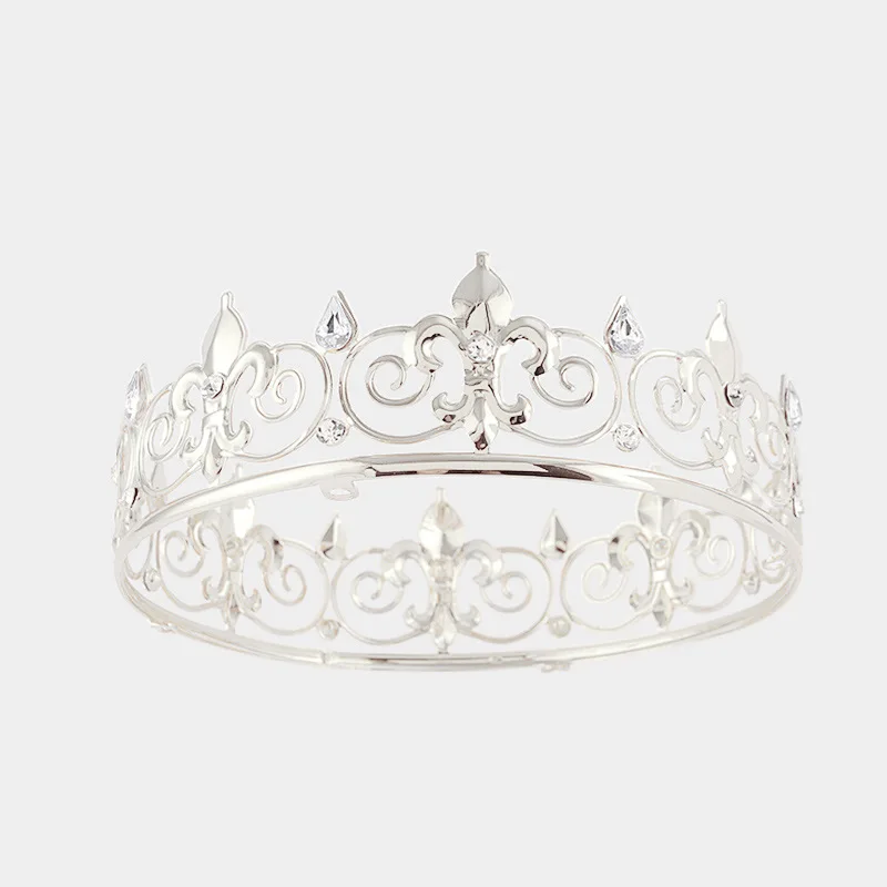 

Мужская корона и женская тиара: унисекс, круглая, для взрослых, на день рождения, для сценических выступлений и костюмированных мероприятий