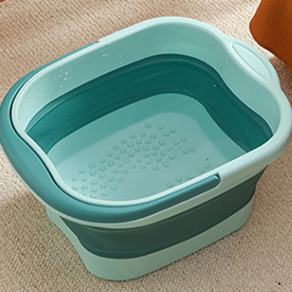 Portable And Easy To Clean Foot Bath Basin Large Capacity Foldable Footbath Massage Bucket